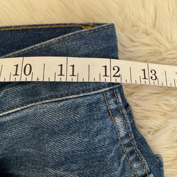 RE/DONE 90s High Rise Loose Straight Leg Distressed Jeans 24 - Picture 12 of 13